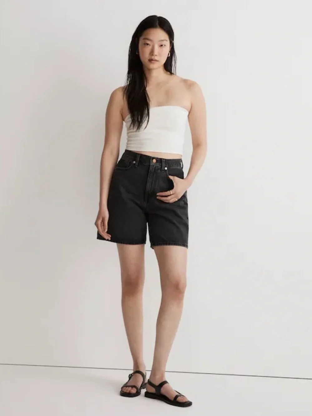 Madewell Baggy Jean Shorts NWT Reyburn Wash